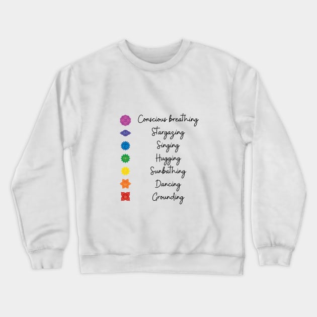 7 chakras Crewneck Sweatshirt by Said with wit